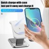 3-in-1 15W Fast Magnetic Wireless Charging-standFor Apple IWatch SE/7/6/5/4/3/2/1, AirPods 1/2/3/AirPods Pro,Compatible With IPhone 14/13/12/Pro Max/11 Series/XS Max/XR/XS/X/8/8 Plus